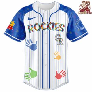 2026 Colorado Rockies Autism Awareness Baseball Jersey 2