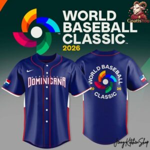 2026 Dominican Baseball Team World Baseball Jersey