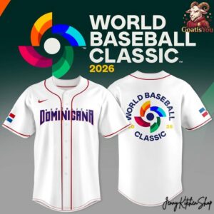 2026 Dominican Baseball Team World Baseball Jersey 2