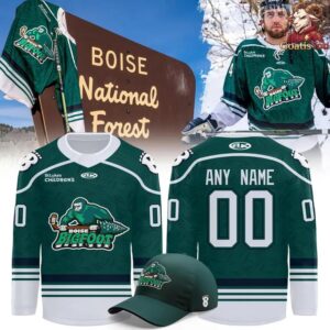 2026 Idaho Steelheads x Boise Bigfoot Limited Edition Hockey Jersey