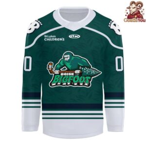 2026 Idaho Steelheads x Boise Bigfoot Limited Edition Hockey Jersey 2
