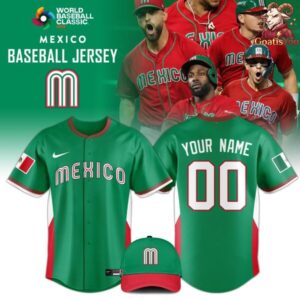 2026 Mexico Baseball Team World Baseball Jersey 2