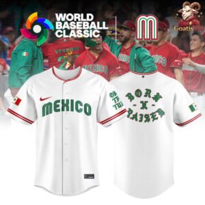 2026 Mexico Baseball Team World Baseball Jersey 3
