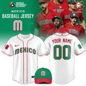 2026 Mexico Baseball Team World Baseball Jersey 4