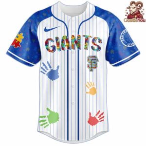 2026 San Francisco Giants Autism Awareness Special Edition Baseball Jersey 2 1