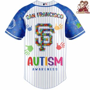 2026 San Francisco Giants Autism Awareness Special Edition Baseball Jersey 3 1