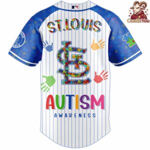 2026 St Louis Cardinals Autism Awareness Special Edition Baseball Jersey 3