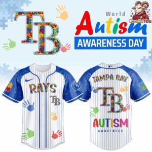 2026 Tampa Bay Rays Autism Awareness Special Edition Baseball Jersey