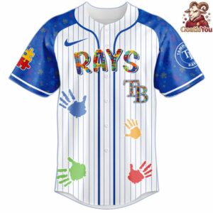 2026 Tampa Bay Rays Autism Awareness Special Edition Baseball Jersey 2