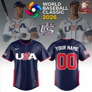 2026 USA Baseball Team World Baseball Classic Baseball Jersey 4