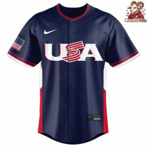 2026 USA Baseball Team World Baseball Classic Baseball Jersey 5
