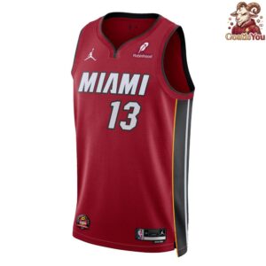 Adebayo Miami Heat Jordan Brand Statement Jersey 2