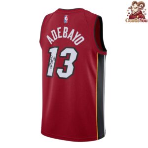 Adebayo Miami Heat Jordan Brand Statement Jersey 3