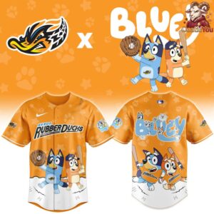 Akron RubberDucks x Bluey Night Special Edition Baseball Jersey 2