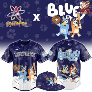 Albuquerque Isotopes Bluey Night Special Edition Baseball Jersey