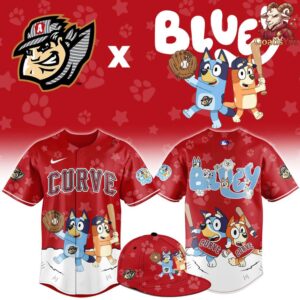Altoona Curve x Bluey Night Special Edition Baseball Jersey 1