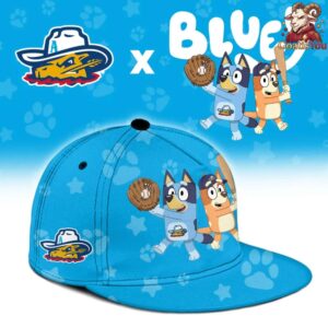 Amarillo Sod Poodles x Bluey Night Special Edition Baseball Jersey 3