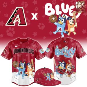 Arizona Diamondbacks Bluey Night Special Edition Baseball Jersey