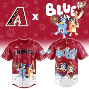 Arizona Diamondbacks Bluey Night Special Edition Baseball Jersey 2