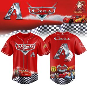 Arizona Diamondbacks x Cars 20th Anniversary Limited Edition Baseball Jersey