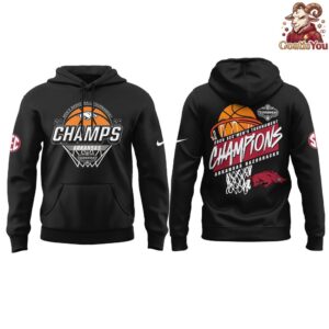 Arkansas Razorbacks 2026 Mens Basketball Tournament Hoodie 4