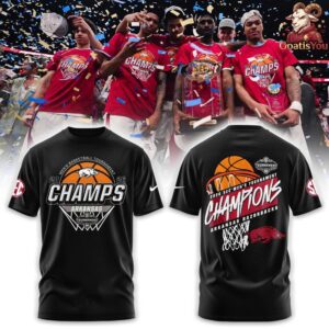 Arkansas Razorbacks 2026 Mens Basketball Tournament T Shirt 3