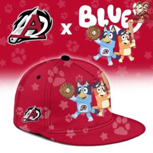 Arkansas Travelers x Bluey Night Special Edition Baseball Jersey 3