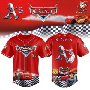 Athletics x Cars 20th Anniversary Limited Edition Baseball Jersey