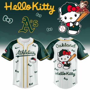 Athletics x Hello Kitty Night 2026 Baseball Jersey