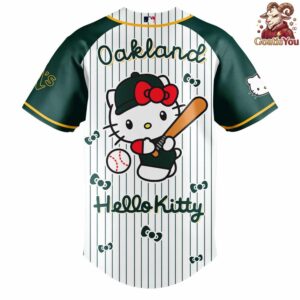 Athletics x Hello Kitty Night 2026 Baseball Jersey 3