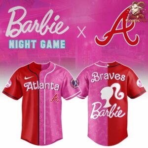 Atlanta Braves Barbie Night Game 2026 Baseball Jersey