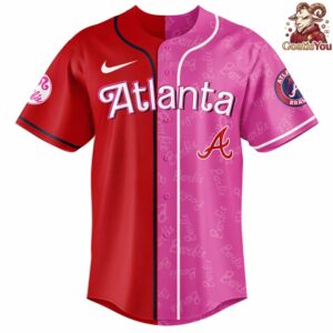 Atlanta Braves Barbie Night Game 2026 Baseball Jersey 2