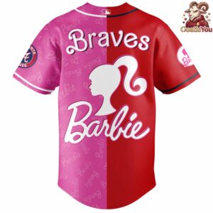 Atlanta Braves Barbie Night Game 2026 Baseball Jersey 3