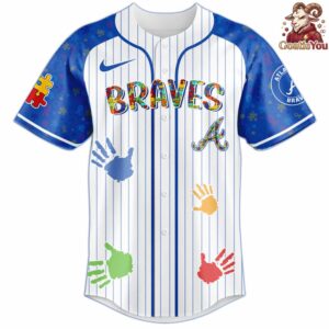 Atlanta Braves x Autism Awareness 2026 Baseball Jersey 2