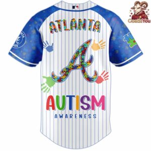 Atlanta Braves x Autism Awareness 2026 Baseball Jersey 3
