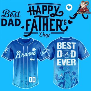 Atlanta Braves x Happy Father’s Day 2026 Baseball Jersey
