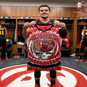 Atlanta Hawks Collab Grateful Dead Special Edition Basketball Jersey 2
