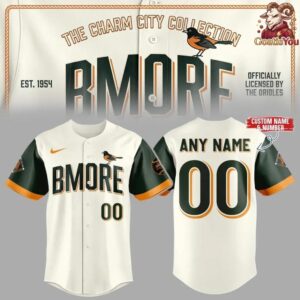 Baltimore Orioles City Connect Game Limited Edition Baseball Jersey 1