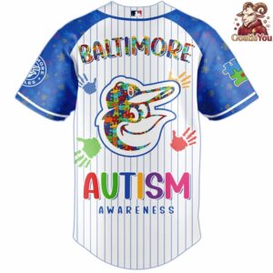 Baltimore Orioles x Autism Awareness 2026 Baseball Jersey 3