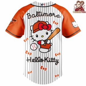 Baltimore Orioles x Helllo Kitty 2026 Baseball Jersey 3