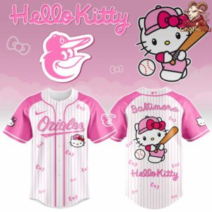 Baltimore Orioles x Helllo Kitty 2026 Baseball Jersey 4