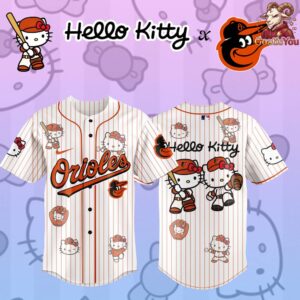 Baltimore Orioles x Hello Kitty Limited Edition Baseball Jersey