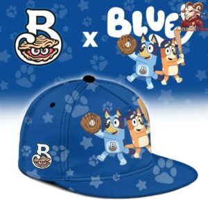 Biloxi Shuckers x Bluey Night Special Edition Baseball Jersey 3