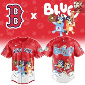 Boston Red Sox Bluey Night Special Edition Baseball Jersey 2