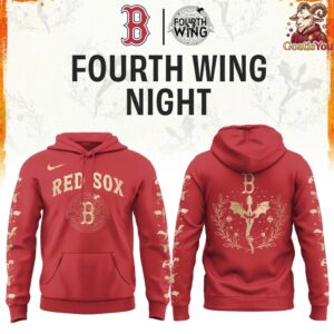 Boston Red Sox Fourth Wing Night Special Edition Hoodie 2