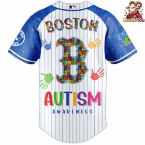 Boston Red Sox x Autism Awareness 2026 Baseball Jersey 3