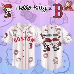 Boston Red Sox x Hello Kitty Limited Edition Baseball Jersey