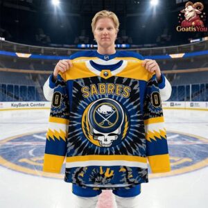 Buffalo Sabres x Grateful Dead Night Limited Edition Hockey Jersey 2
