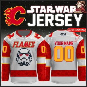 Calgary Flames Collab Star Wars Special Edition Hockey Jersey