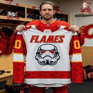 Calgary Flames Collab Star Wars Special Edition Hockey Jersey 2